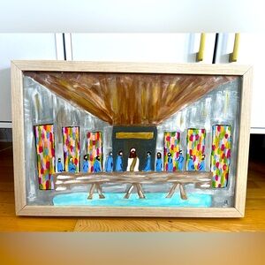 Colorful Religious Abstract Home Art Painting